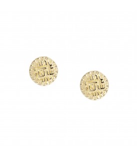 Muru Ancient Coin Studs Gold