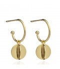 Rachel Jackson Mini orb hoop earrings