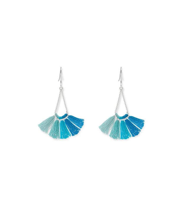 Jewels Galaxy Limited Luxuria Edition Mesmerizing Aqua Blue Tassel Earrings  Jewellery For Women & Girls (SMNJG-ERGG-2260) : Amazon.in: Fashion