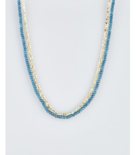 Mark Watson 'William' Necklace Gold/Teal