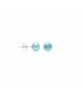 Turquoise 8mm Freshwater Pearl Studs