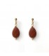 Bcharmd Powers semi precious caramel sandstone earrings