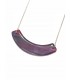 Jojo Blue Curve Winter Fuchsia Necklace