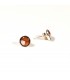 JoJo Blue Bronze Stud Earrings