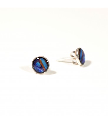 JoJo Blue Small Multi Stud Earrings