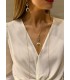 Bcharmd Caral Seashell Necklace Gold