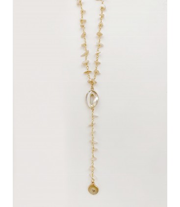 Bcharmd Dari Seashell Necklace Necklace Gold