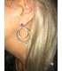 Chris Lewis Circle Statement Earrings