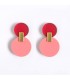 Daphne Earrings - Raspberry