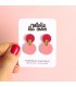 Daphne Earrings - Raspberry