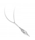 Collette Waudby Medium Slim Leaf Pendant