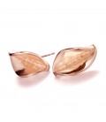 Collette Waudby Leaf Studs 9ct Rose Gold