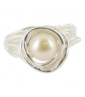 Pearl 'n Wire Ring