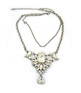 Statement Glass Crystal Necklace