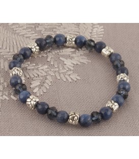 Navy Jade Bracelet