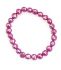 Berry Elastic Pearl Bracelet