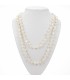 40" Loop White Pearls