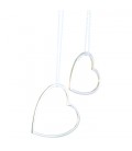 Reeves & Reeves Shadow Heart Necklace Large