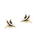 Muru Hummingbird Studs Gold