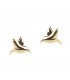 Hummingbird Studs Gold