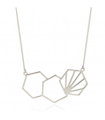 Rachel Jackson 3 Hexagon Necklace
