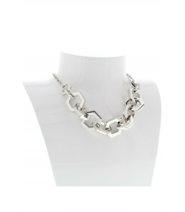 Chunky Silver Link Necklace