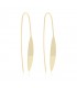 Cyrus Gold Spear Thread Through Earrings by Boho Betty